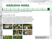 Tablet Screenshot of kralovahora.sk